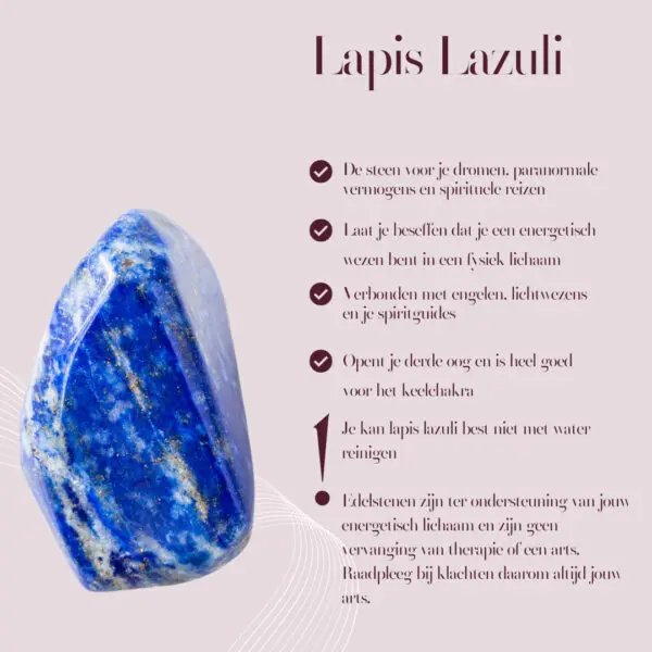 Oorbellen Lapis Lazuli handmade - Afbeelding 2
