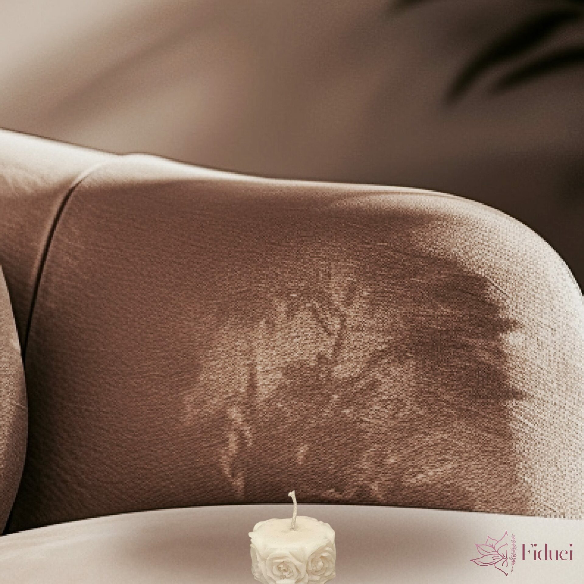 Rozenkrans kaars - Afbeelding 2