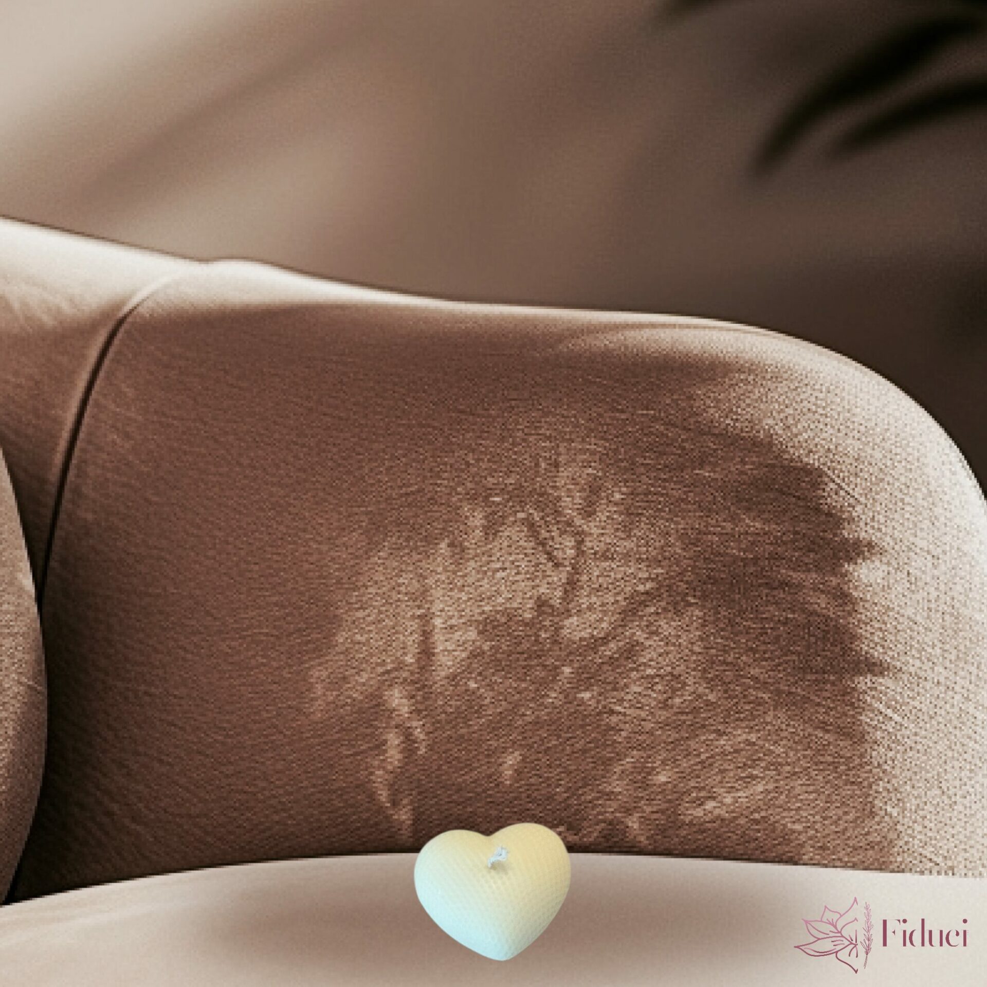 Schattig klein hartje kaars - Afbeelding 2