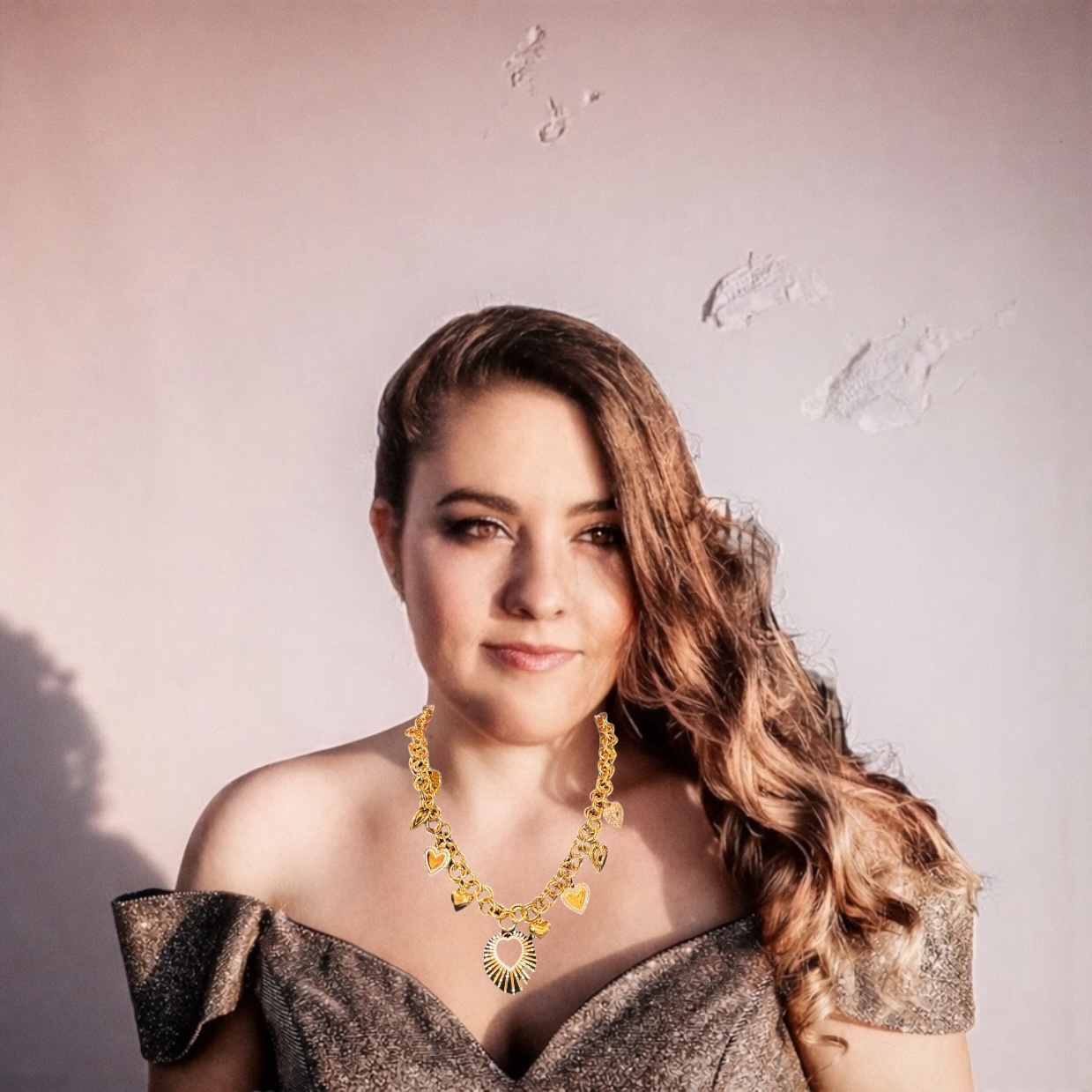 Heart charm necklace - Afbeelding 2